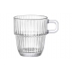 Taza vidrio grabado barshine 18,5 cl cafe con leche