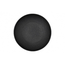 Ensaladera porcelana bidasoa negra fosil Ø 25 x 5 cm