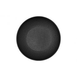 Plato porcelana bidasoa negro fosil hondo 21 cm