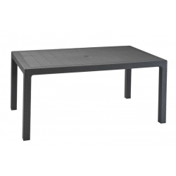 MESA JARDIN KETER MELODY MARRON 160 X 94 CM