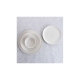 PLATO PORCELANA BIDASOA BLANCA FOSIL LLANO 26 CM