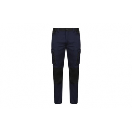 Pantalon stretch 240 gr solid match navy negro talla 42
