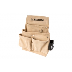 BOLSA PORTAHERRAMIENTAS DE PIEL BELLOTA 4 BOLSILLOS