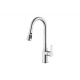 Grifo fregadero monomando extensible trazo caño alto