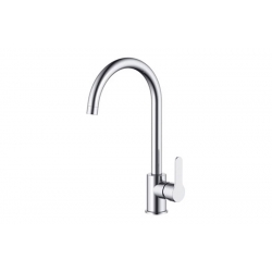 GRIFO FREGADERO MONOMANDO INOX MIñO-CAñO ALTO