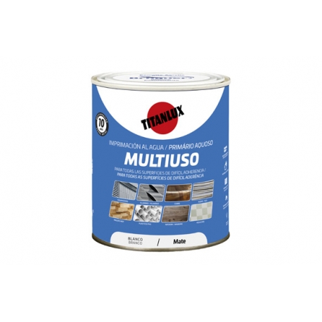 Imprimacion al agua multiuso mate 2,5 l blanco