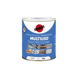 IMPRIMACION AL AGUA MULTIUSO MATE 4 L BLANCO