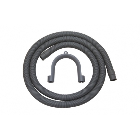 MANGUERA DESCARGA LAVADORA CON CURVA 1,5 M-19 X 24MM