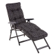 TUMBONA PLEGABLE ALBA 7 POSICIONES + REPOSAPIES ANTRACITA