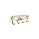 PERCHA PARED PORCELANA LAVANDA 2 4 POMOS