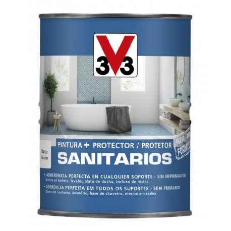 ESMALTE SANITARIOS BASE AGUA BLANCO 1 L