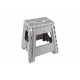 Taburete plegable arregui gris 29x22x39cm