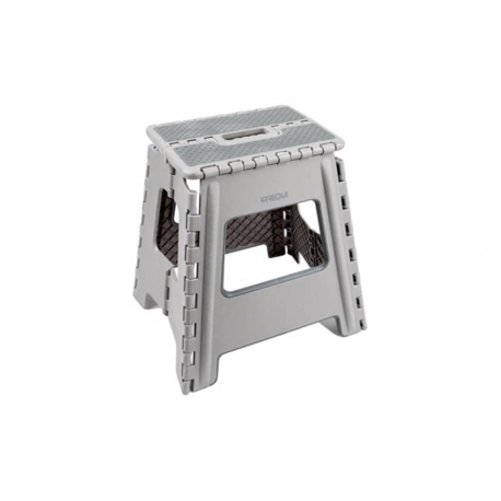 Taburete plegable arregui gris 29x22x39cm