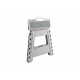 Taburete plegable arregui gris 29x22x39cm