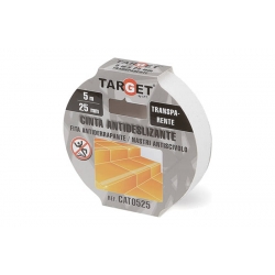 CINTA ANTIDESLIZANTE 5 M X 25 MM TRANSPARENTE