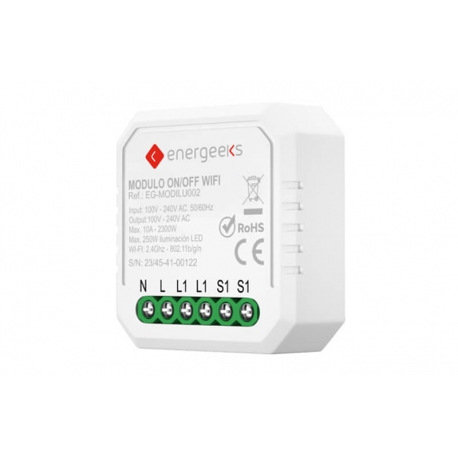 MODULO INTERRUPTOR ON/OFF WIFI 2,4GHZ 2300W