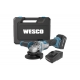 AMOLADORA BATERIA WESCO 125MM 4.0 AH 18V CON CARGADOR