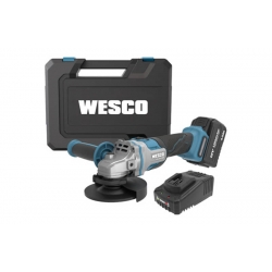 AMOLADORA BATERIA WESCO 125MM 4.0 AH 18V CON CARGADOR