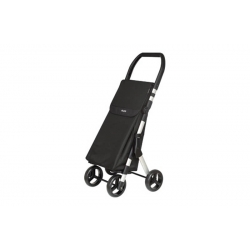 CARRO COMPRA PLEGABLE DUETT 4 RUEDAS MUUVI NEGRO 