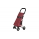 Carro compra plegable duett 4 ruedas muuvi burdeos