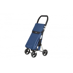 CARRO COMPRA PLEGABLE DUETT 4 RUEDAS MUUVI AZUL