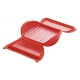 ESTUCHE DE VAPOR LEKUE 3-4 CON REJILLA ROJO