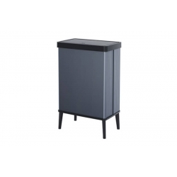 CUBO DE BASURA CON PATAS CURVER VERTO 54L AZUL PETROLEO