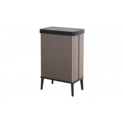 Cubo de basura con patas curver verto 54l nude rosa