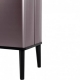 Cubo de basura con patas curver verto 54l nude rosa