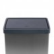CUBO DE BASURA CON PATAS CURVER VERTO 54L GRIS PERLA
