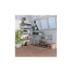 ESTANTERIA METAL 5 ESTANTES PP SIN TORNILLOS 180 X 100 X 38 CM