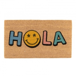Felpudo 40x70 antides. hola smile