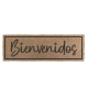 Felpudo 25x75 antides. bienvenidos 