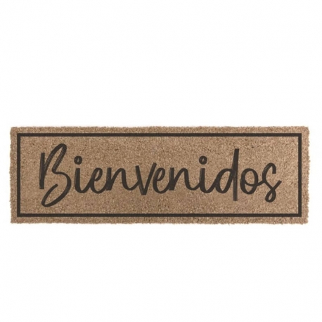 Felpudo 25x75 antides. bienvenidos 