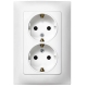 Doble base enchufe con tt simon s10 blanco f1091459030