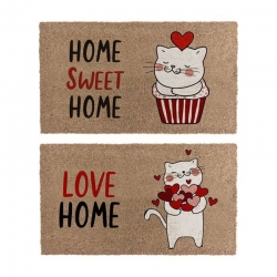 FELPUDO 40X70 ANTIDES. MASCOTAS LOVE 