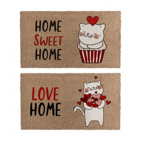FELPUDO 40X70 ANTIDES. MASCOTAS LOVE 