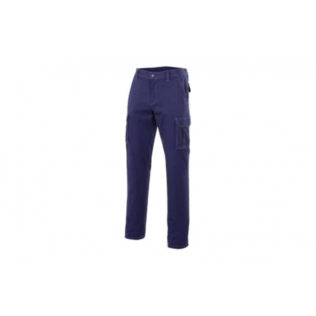 PANTALON POLIESTER ALGODON 240 GR AZUL MARINO TALLA 42