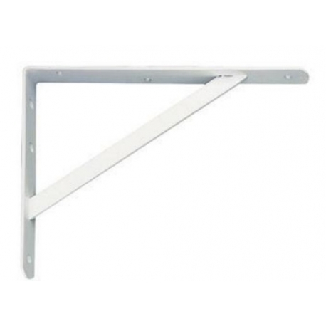 Escuadra soporte reforzada modelo 9 blanco 400 x 275 mm