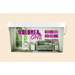 Pintura plastica kolorea interior monocapa one 4l marfil
