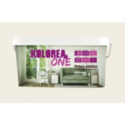 Pintura plastica kolorea interior monocapa one 4l blanco algodon