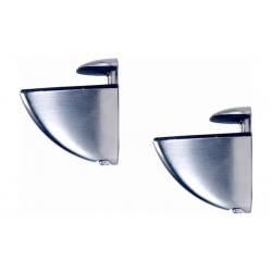 Soporte estante junior clip plata mate 2uds 12+12kg