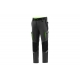 Pantalon tecnico sparco 240 gr gris verde fluor talla m