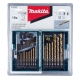 Juego de brocas makita de metal 19pcs d-67527