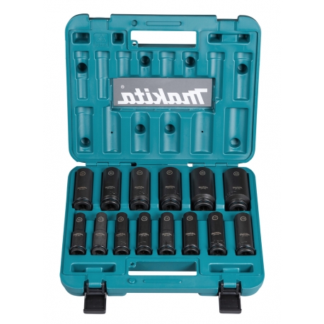 Estuche de llaves de vaso 1/2 14pcs makita e-16586