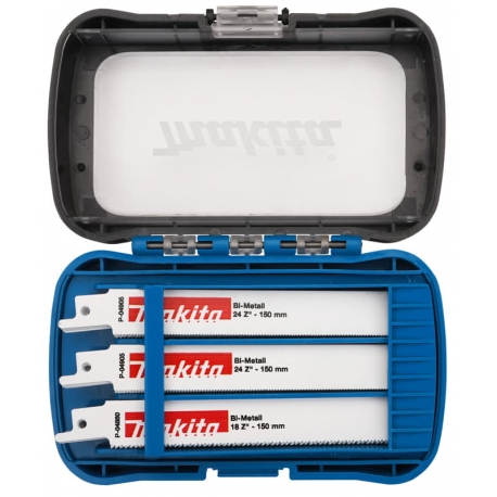 Estuche sierras de sable metal 30 uds makita p-81290