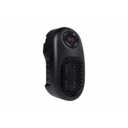 CALEFACTOR ENCHUFABLE MINI NEGRO 400 W
