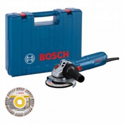 AMOLADORA BOSCH GWS 12-125 1200W+ DISCO DE TRANSPORTE Y MALETIN