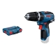 Taladro bateria bosch percutor gsb 12v-35 professional + l-boxx 102