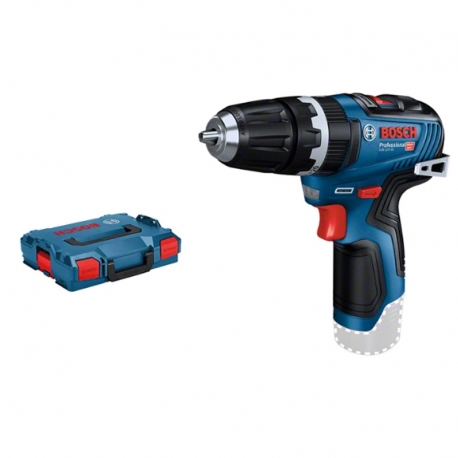 Taladro bateria bosch percutor gsb 12v-35 professional + l-boxx 102